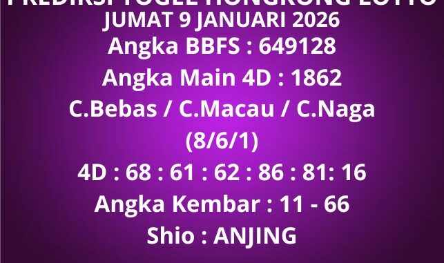 Prediksi Togel Hongkong Lotto