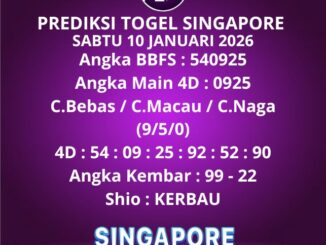 Prediksi Togel Singapore