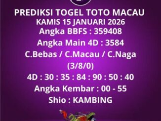 Prediksi Togel Toto Macau