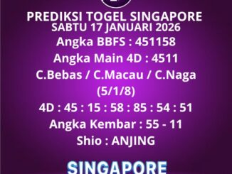 Prediksi Togel Singapore