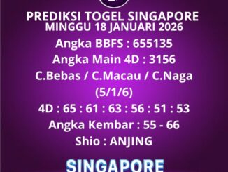 Prediksi Togel Singapore
