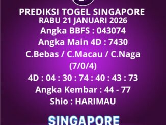 Prediksi Togel Singapore