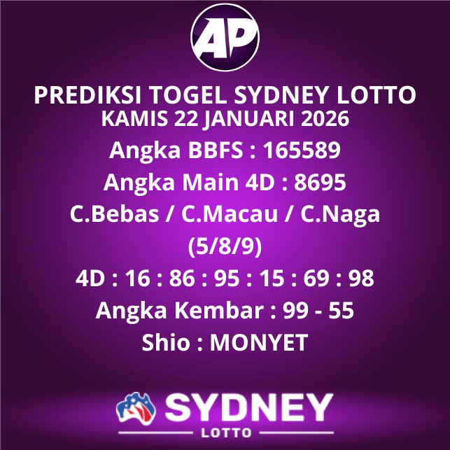 Prediksi Togel Sydney Lotto