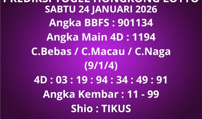 Prediksi Togel Hongkong Lotto