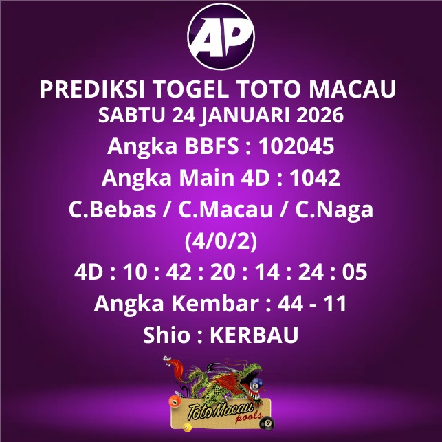 Prediksi Togel Toto Macau
