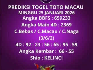 Prediksi Togel Toto Macau