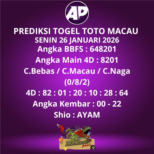 Prediksi Togel Toto Macau