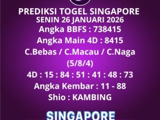 Prediksi Togel Singapore
