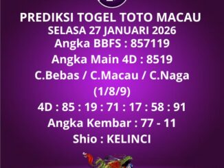 Prediksi Togel Toto Macau