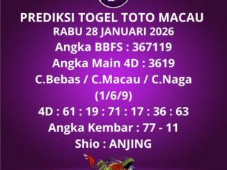 Prediksi Togel Toto Macau