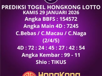 Prediksi Togel Hongkong Lotto