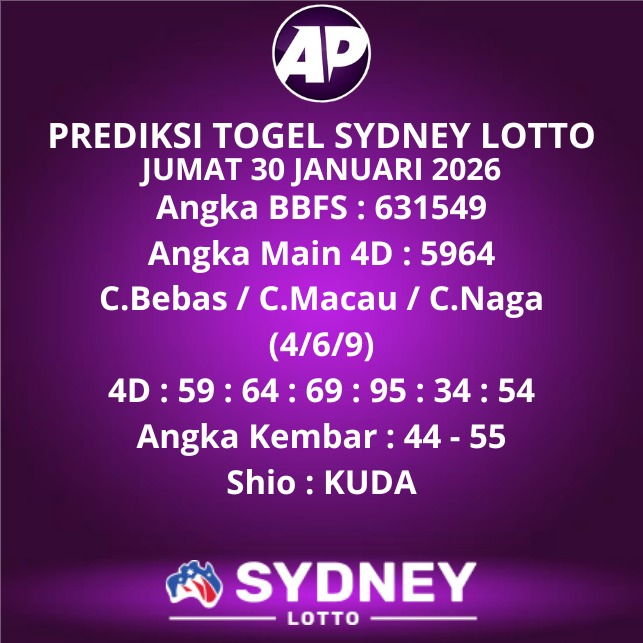 Prediksi Togel Sydney Lotto