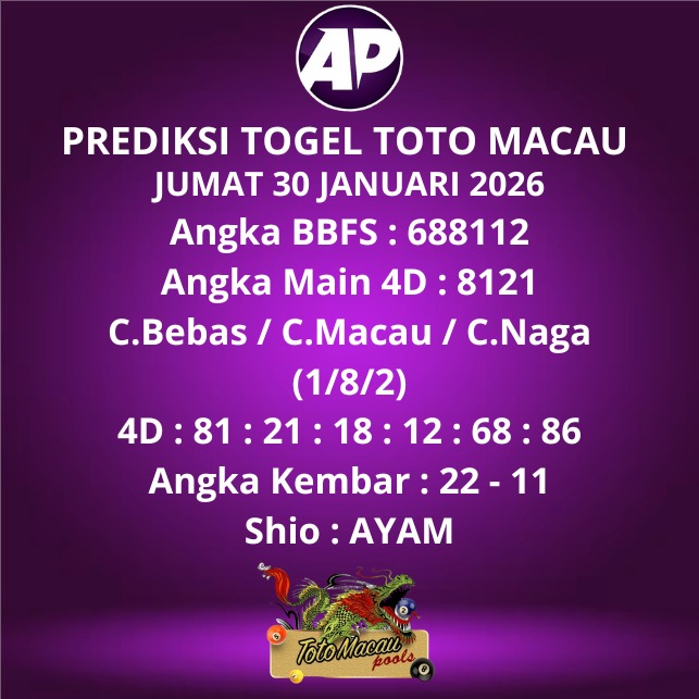 Prediksi Togel Toto Macau