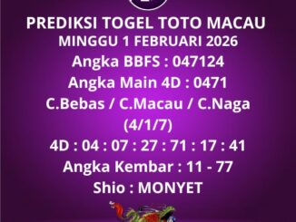 Prediksi Togel Toto Macau