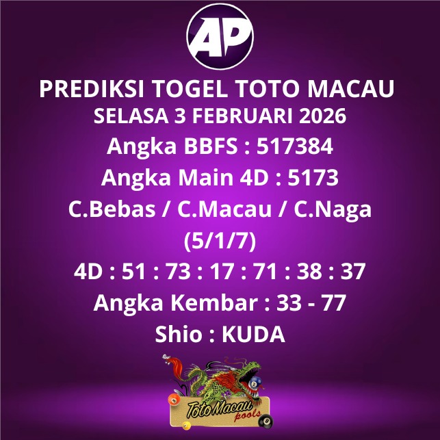 Prediksi Togel Toto Macau