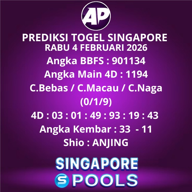 Prediksi Togel Singapore