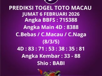 Prediksi Togel Toto Macau