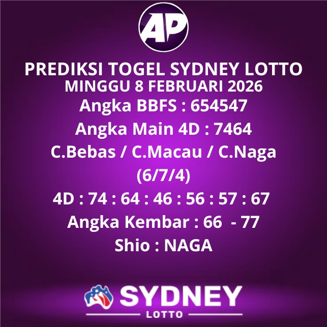 Prediksi Togel Sydney Lotto