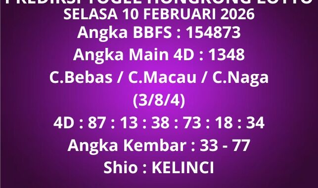 Prediksi Togel Hongkong Lotto