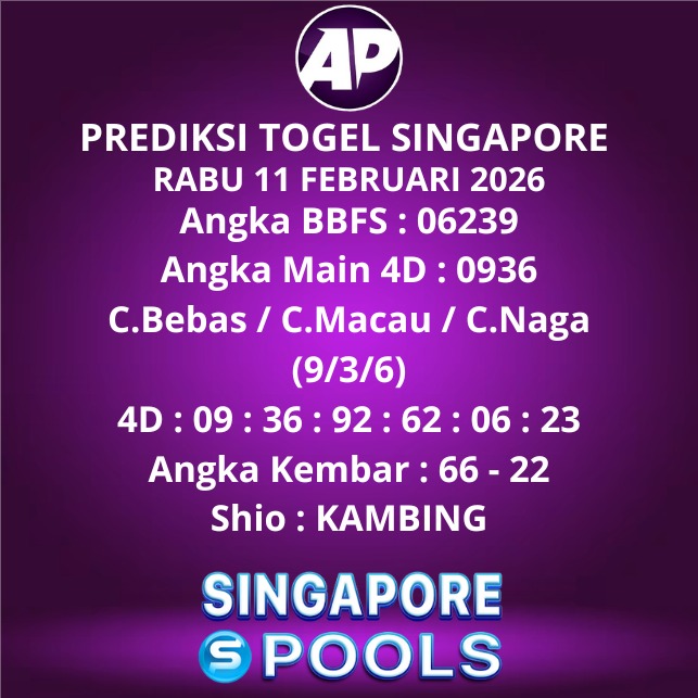 Prediksi Togel Singapore