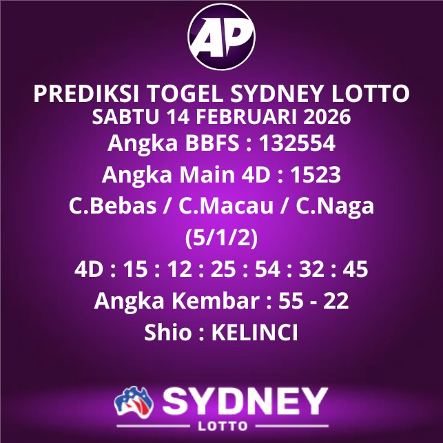 Prediksi Togel Sydney Lotto