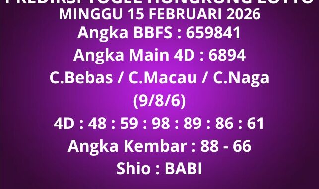Prediksi Togel Hongkong Lotto