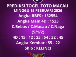 Prediksi Togel Toto Macau