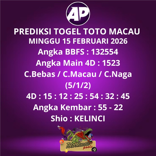Prediksi Togel Toto Macau