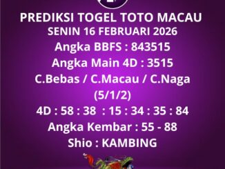 Prediksi Togel Toto Macau